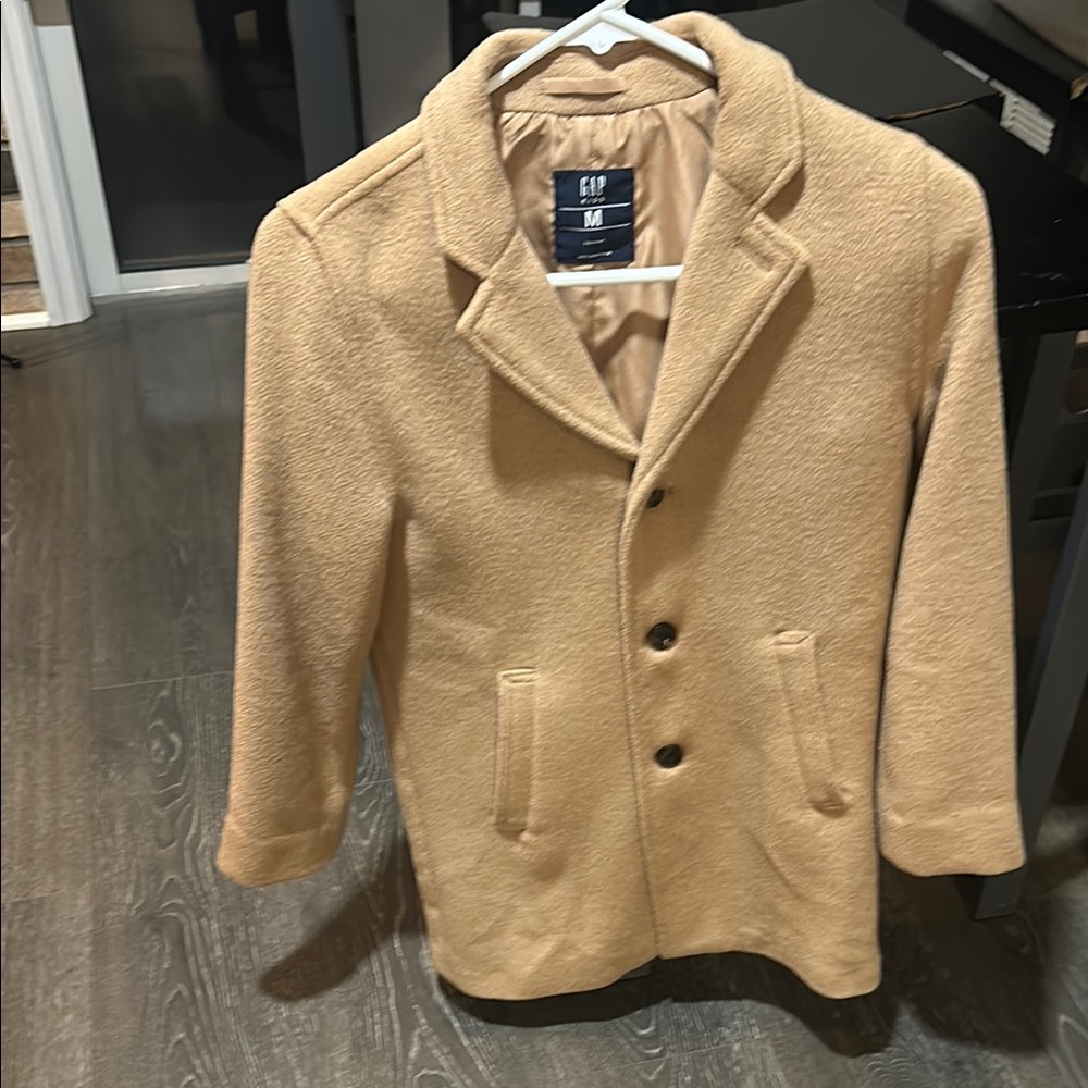 GAP Camel Wool Blend Coat